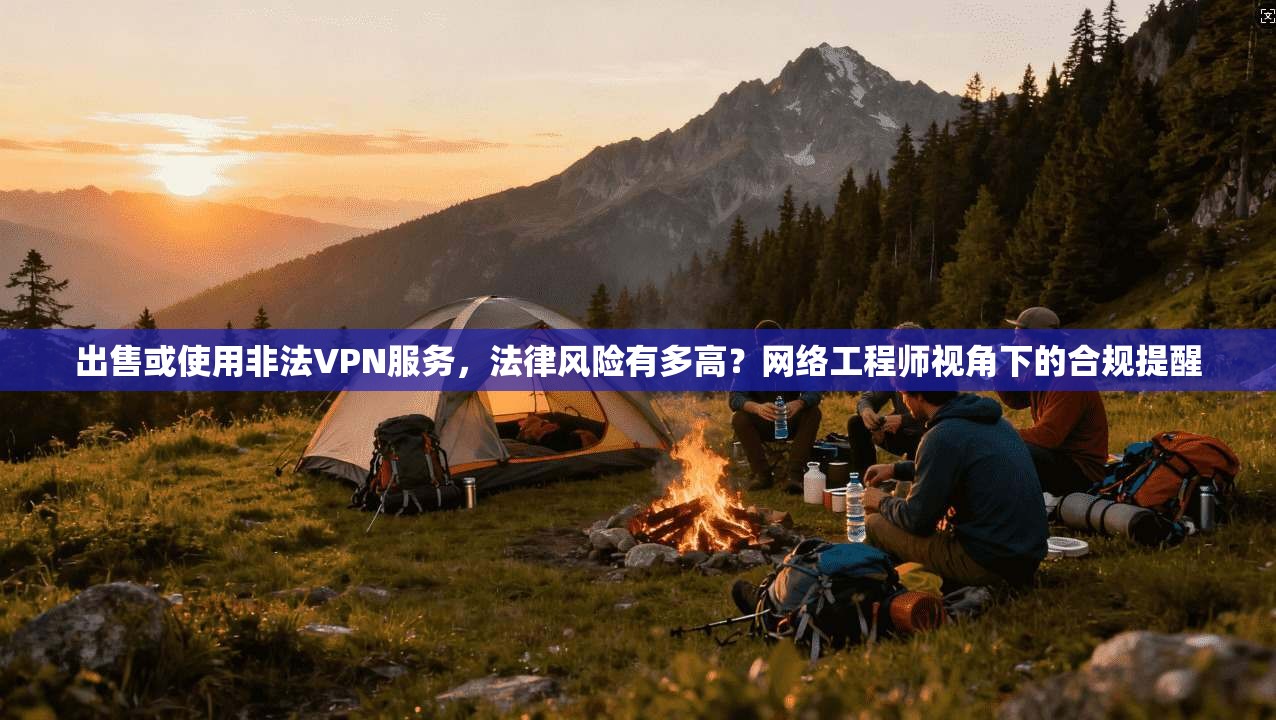 出售或使用非法VPN服务,法律风险有多高?网络工程师视角下的合规提醒