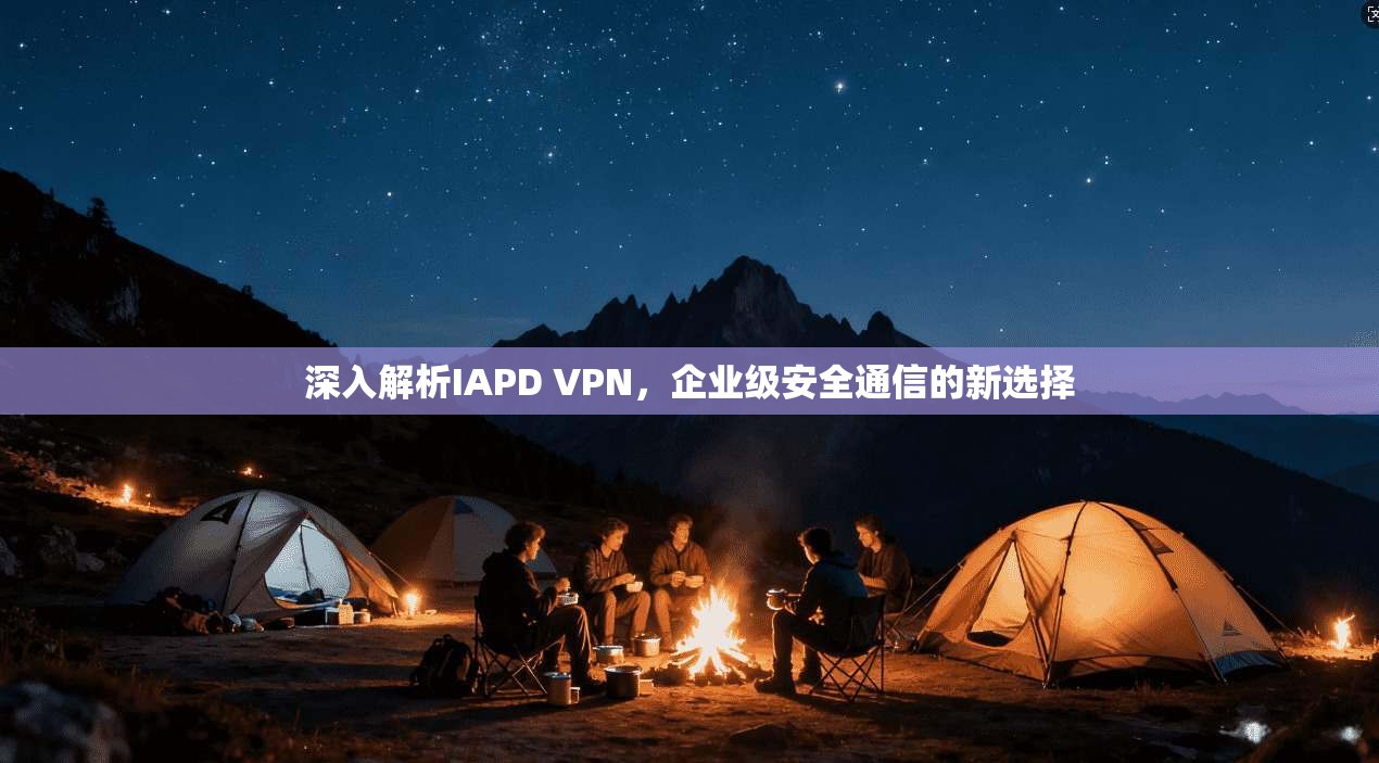深入解析IAPD VPN，企业级安全通信的新选择