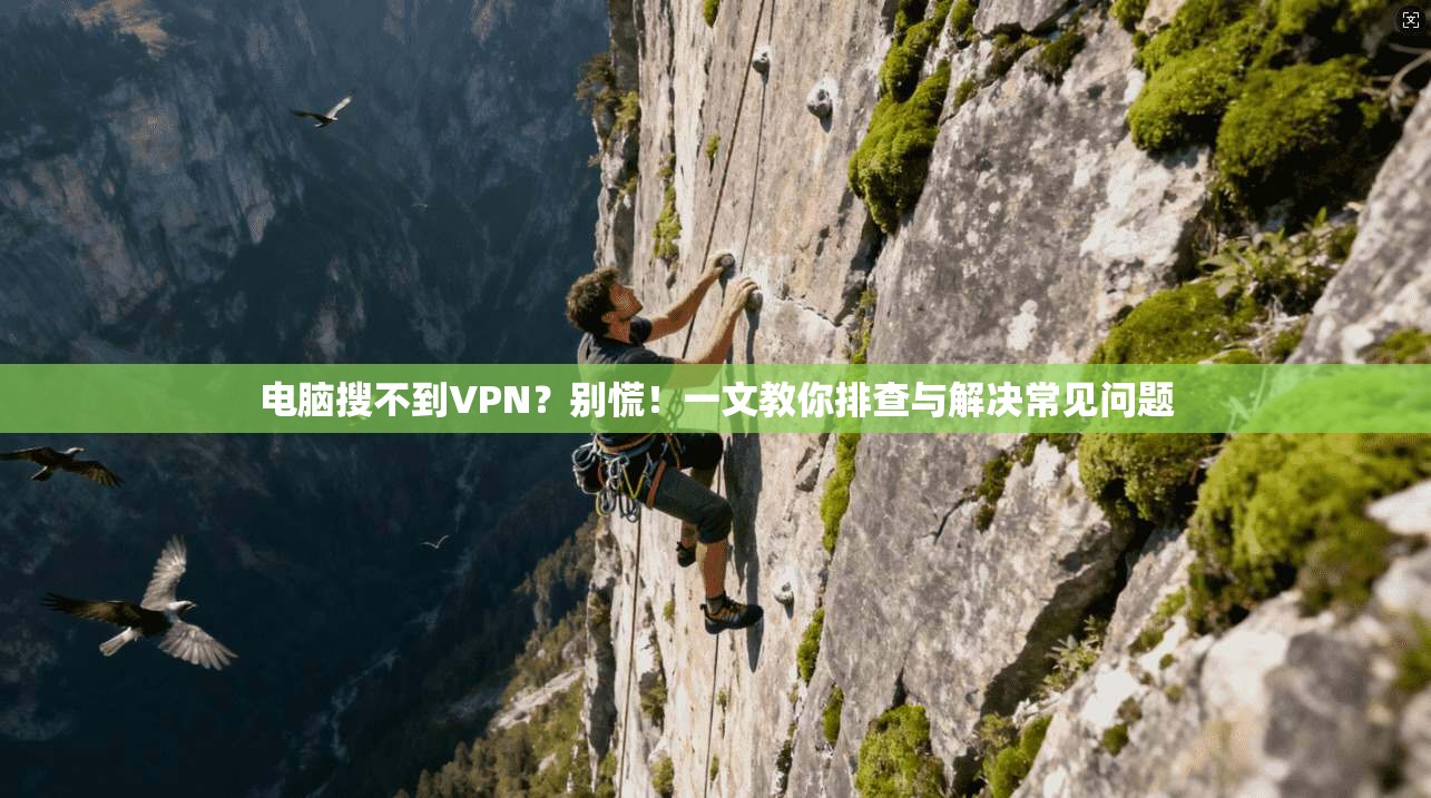 电脑搜不到VPN？别慌！一文教你排查与解决常见问题