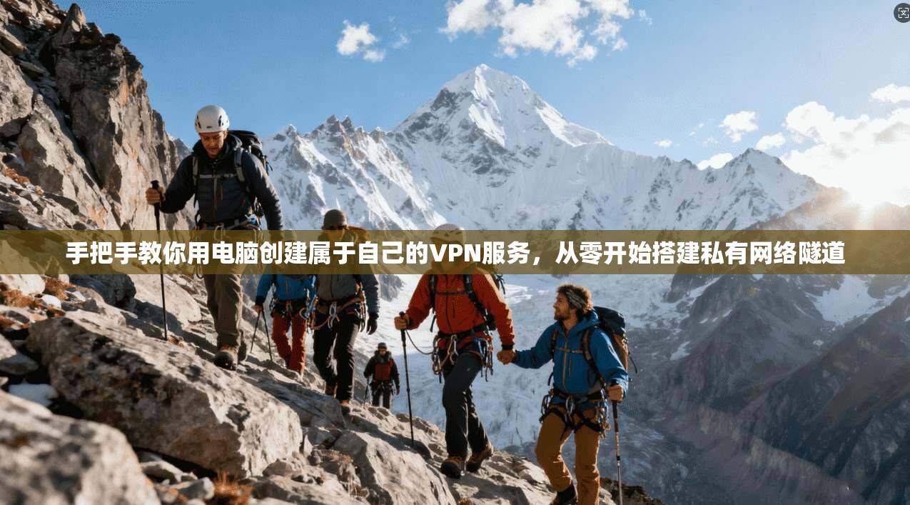 手把手教你用电脑创建属于自己的VPN服务，从零开始搭建私有网络隧道