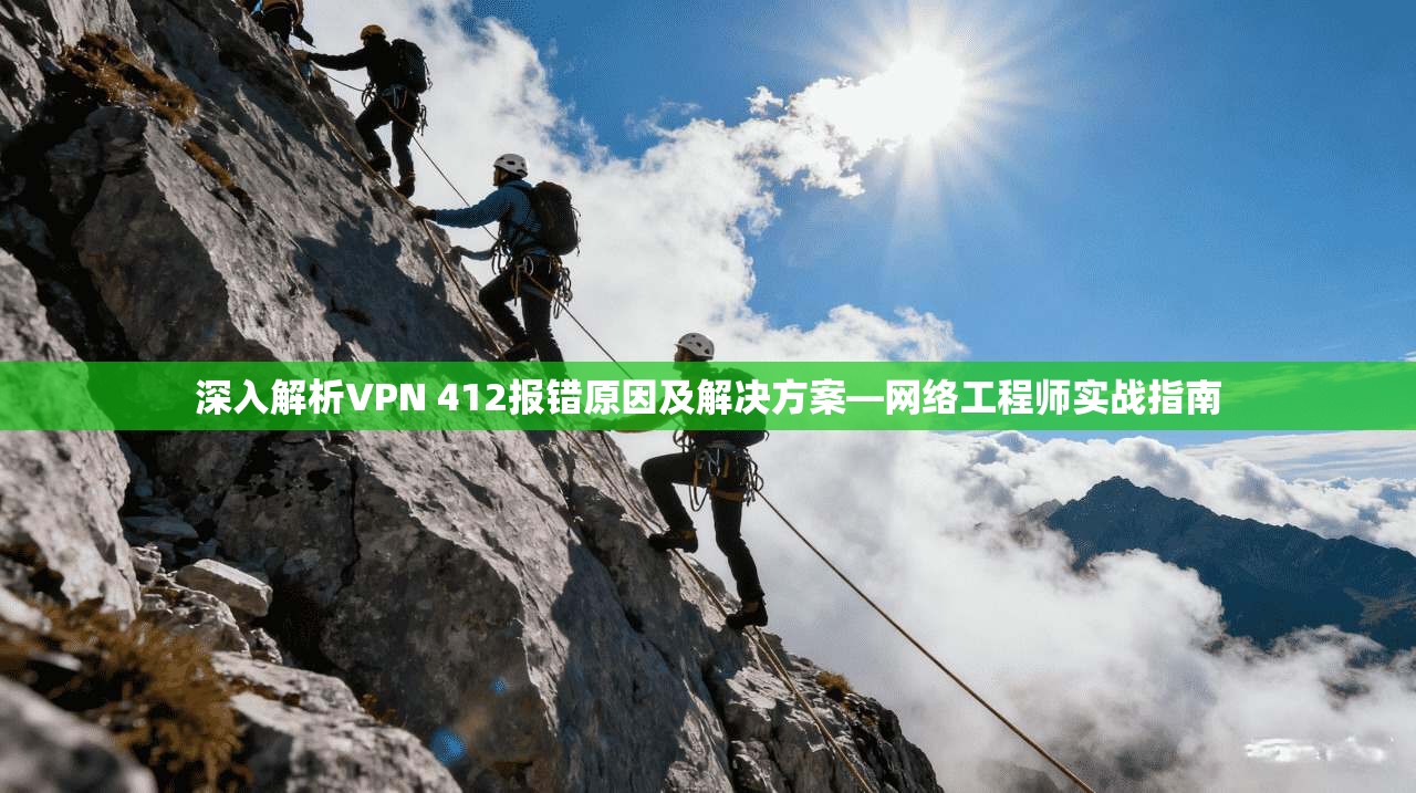 深入解析VPN 412报错原因及解决方案—网络工程师实战指南