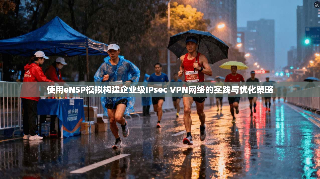 使用eNSP模拟构建企业级IPsec VPN网络的实践与优化策略