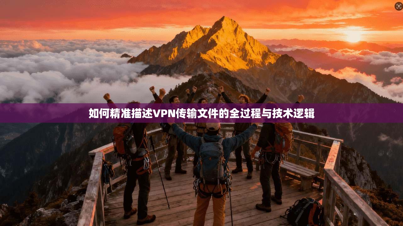 如何精准描述VPN传输文件的全过程与技术逻辑