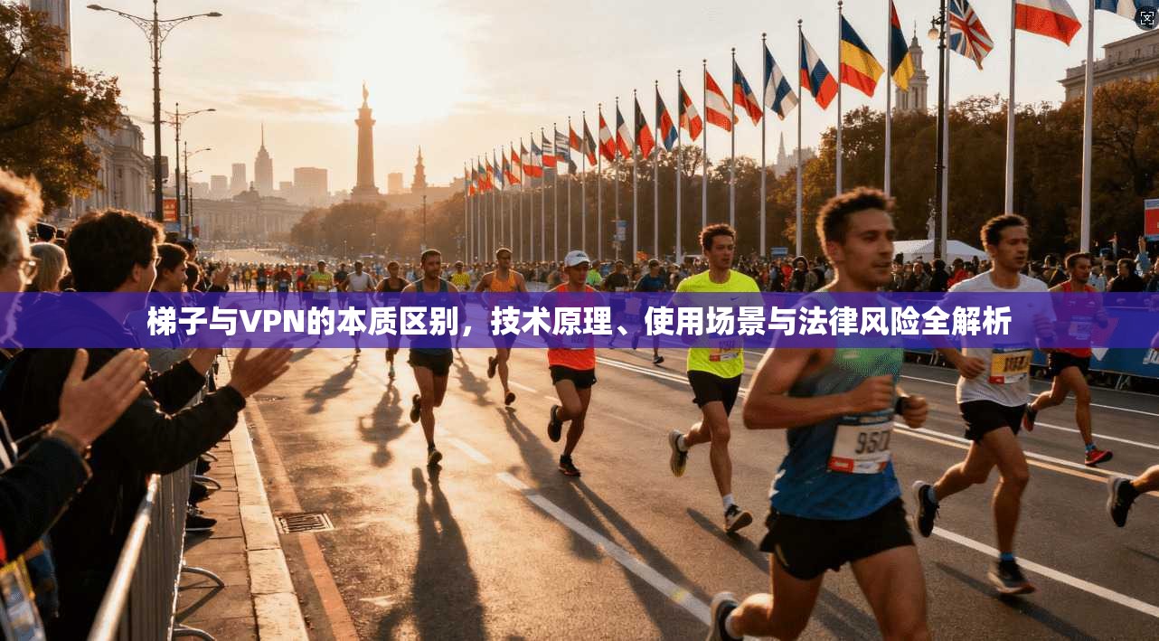 梯子与VPN的本质区别，技术原理、使用场景与法律风险全解析