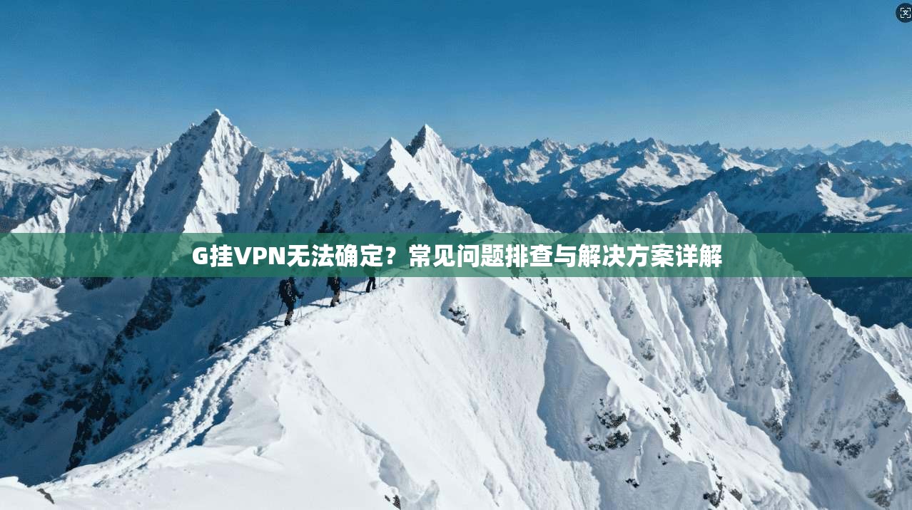 G挂VPN无法确定？常见问题排查与解决方案详解