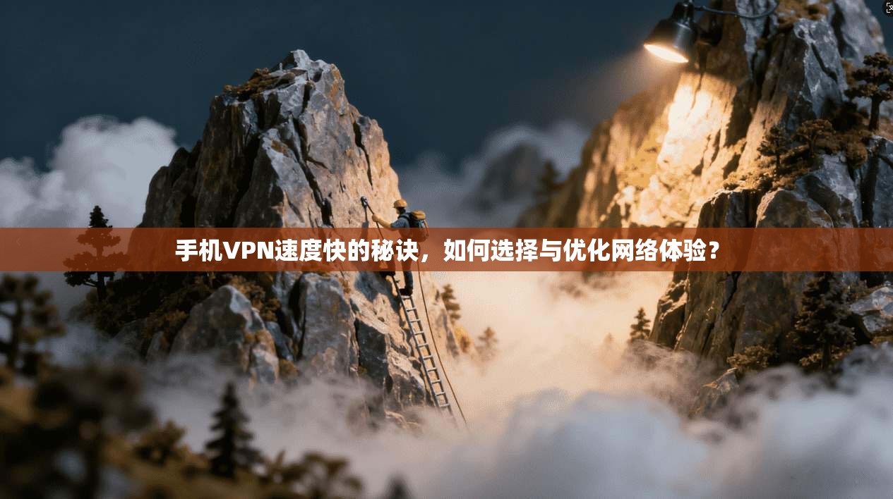 手机VPN速度快的秘诀，如何选择与优化网络体验？
