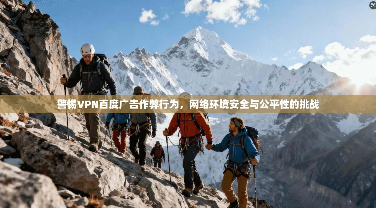 警惕VPN百度广告作弊行为，网络环境安全与公平性的挑战