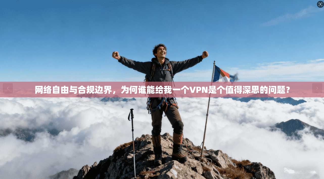 网络自由与合规边界，为何谁能给我一个VPN是个值得深思的问题？