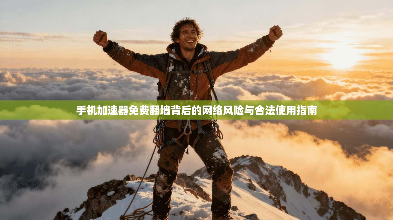 手机加速器免费翻墙背后的网络风险与合法使用指南