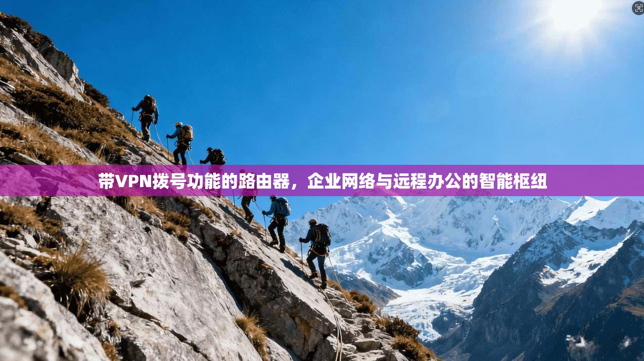 带VPN拨号功能的路由器，企业网络与远程办公的智能枢纽