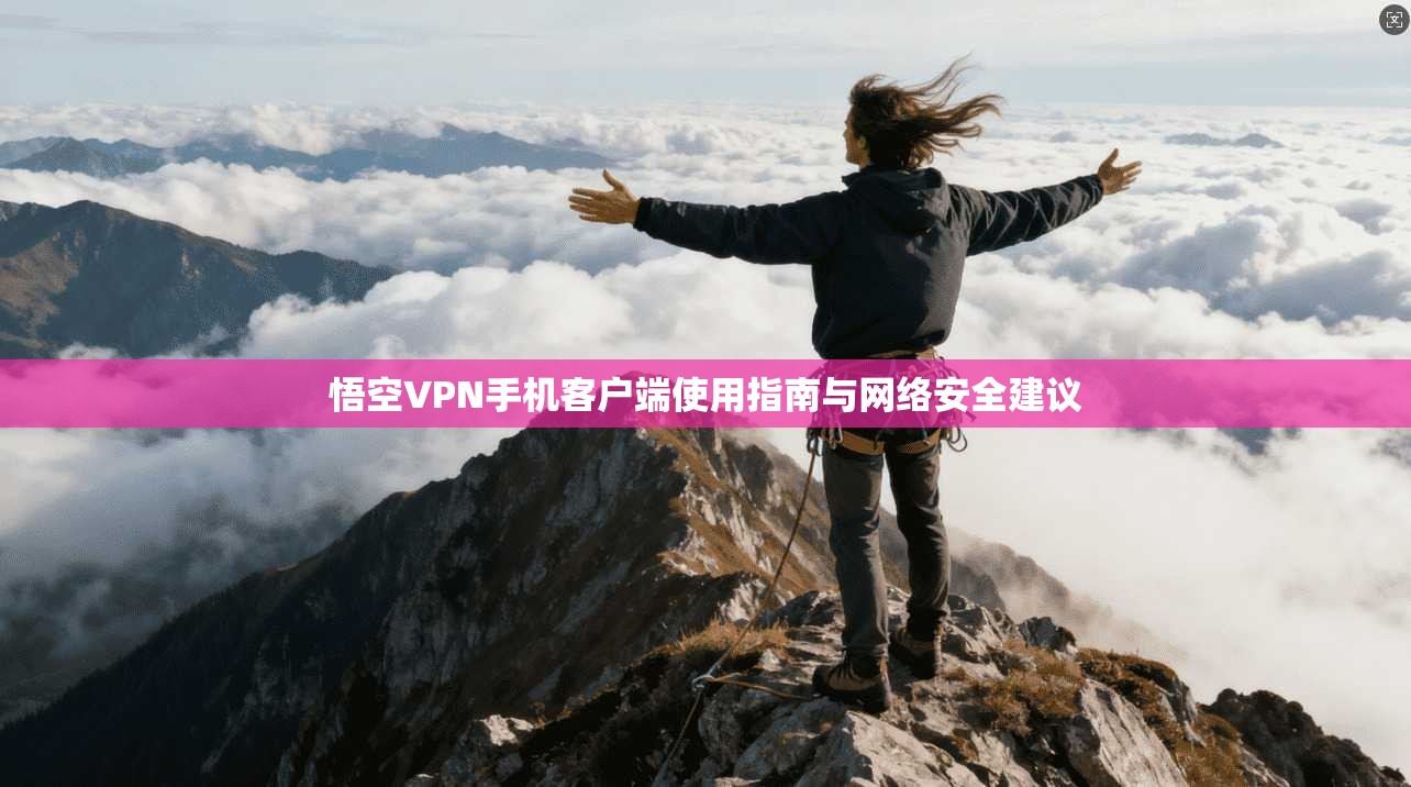 悟空VPN手机客户端使用指南与网络安全建议