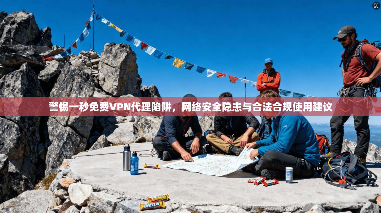 警惕一秒免费VPN代理陷阱，网络安全隐患与合法合规使用建议