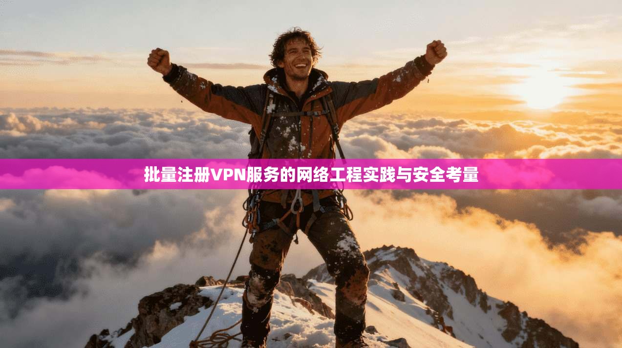 批量注册VPN服务的网络工程实践与安全考量