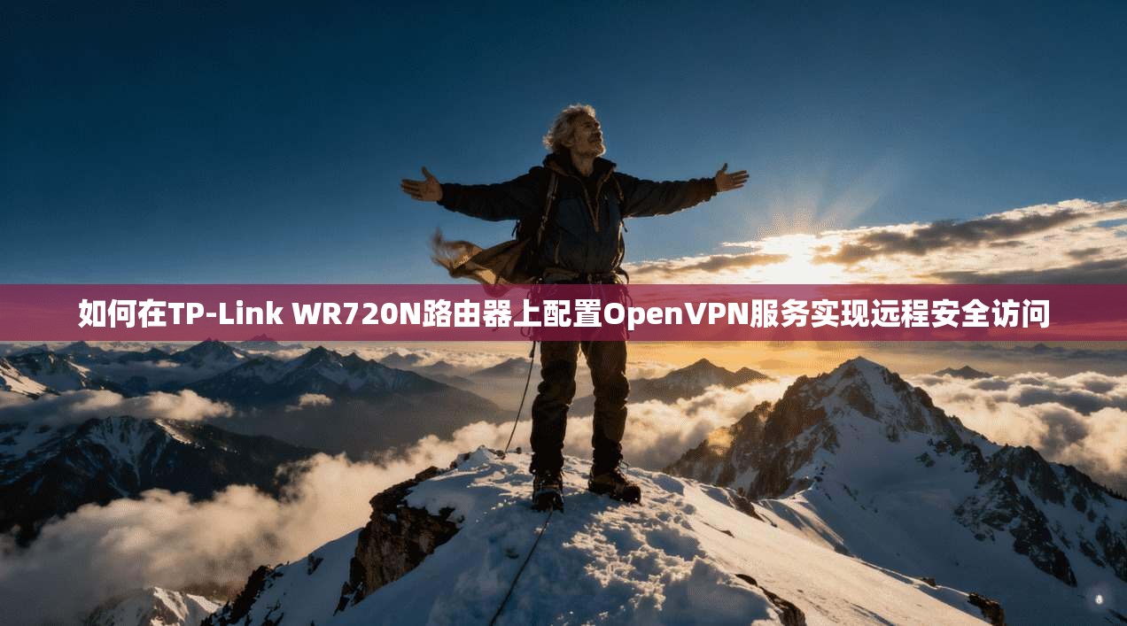 如何在TP-Link WR720N路由器上配置OpenVPN服务实现远程安全访问