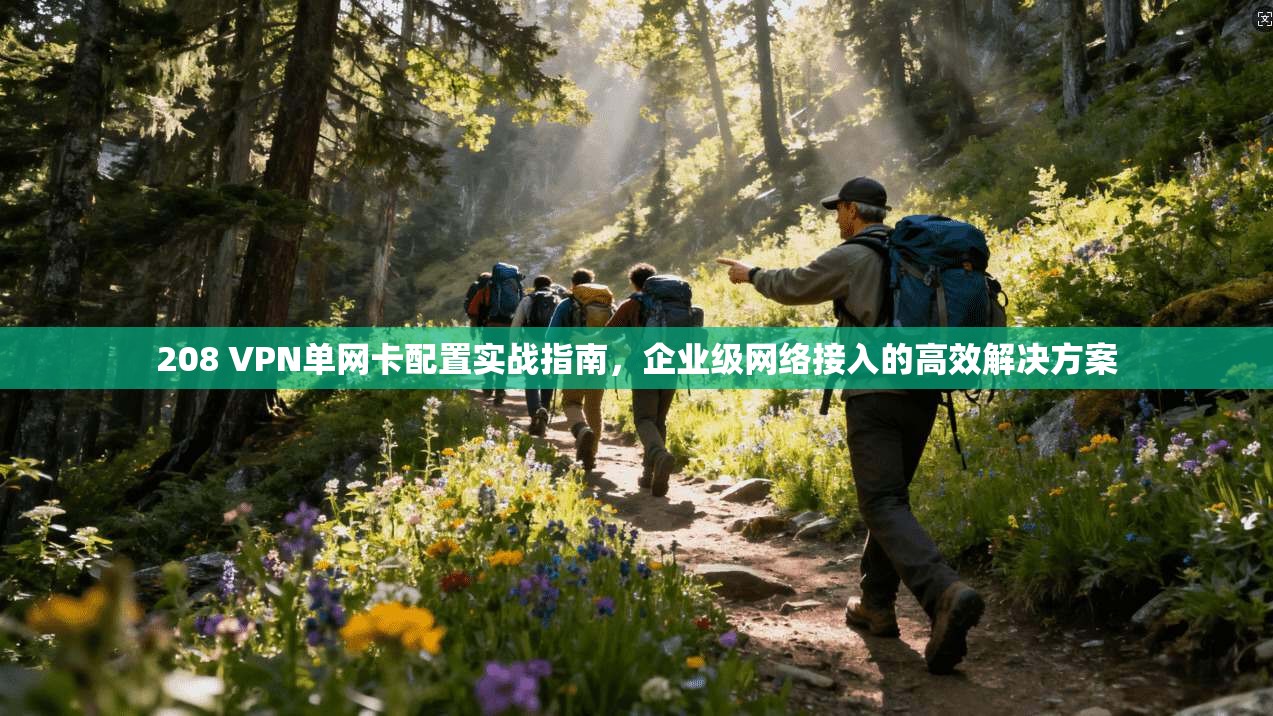 208 VPN单网卡配置实战指南，企业级网络接入的高效解决方案
