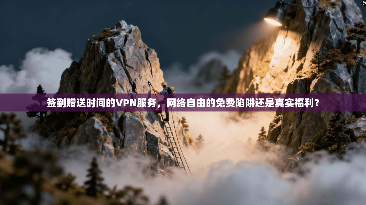 签到赠送时间的VPN服务，网络自由的免费陷阱还是真实福利？