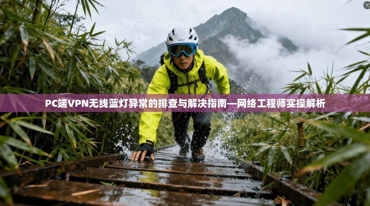 PC端VPN无线蓝灯异常的排查与解决指南—网络工程师实操解析