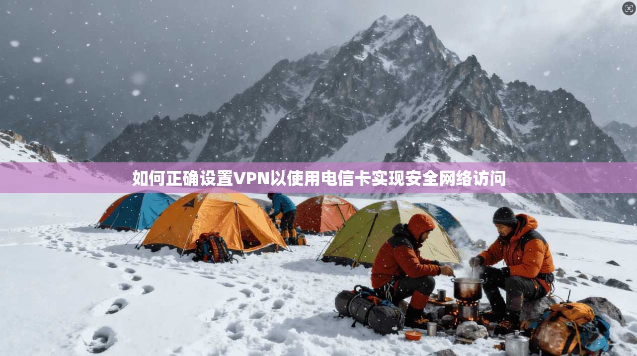 如何正确设置VPN以使用电信卡实现安全网络访问
