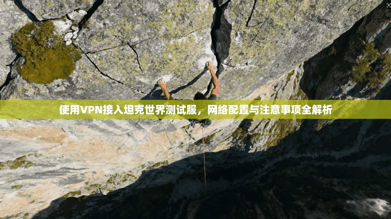 使用VPN接入坦克世界测试服,网络配置与注意事项全解析