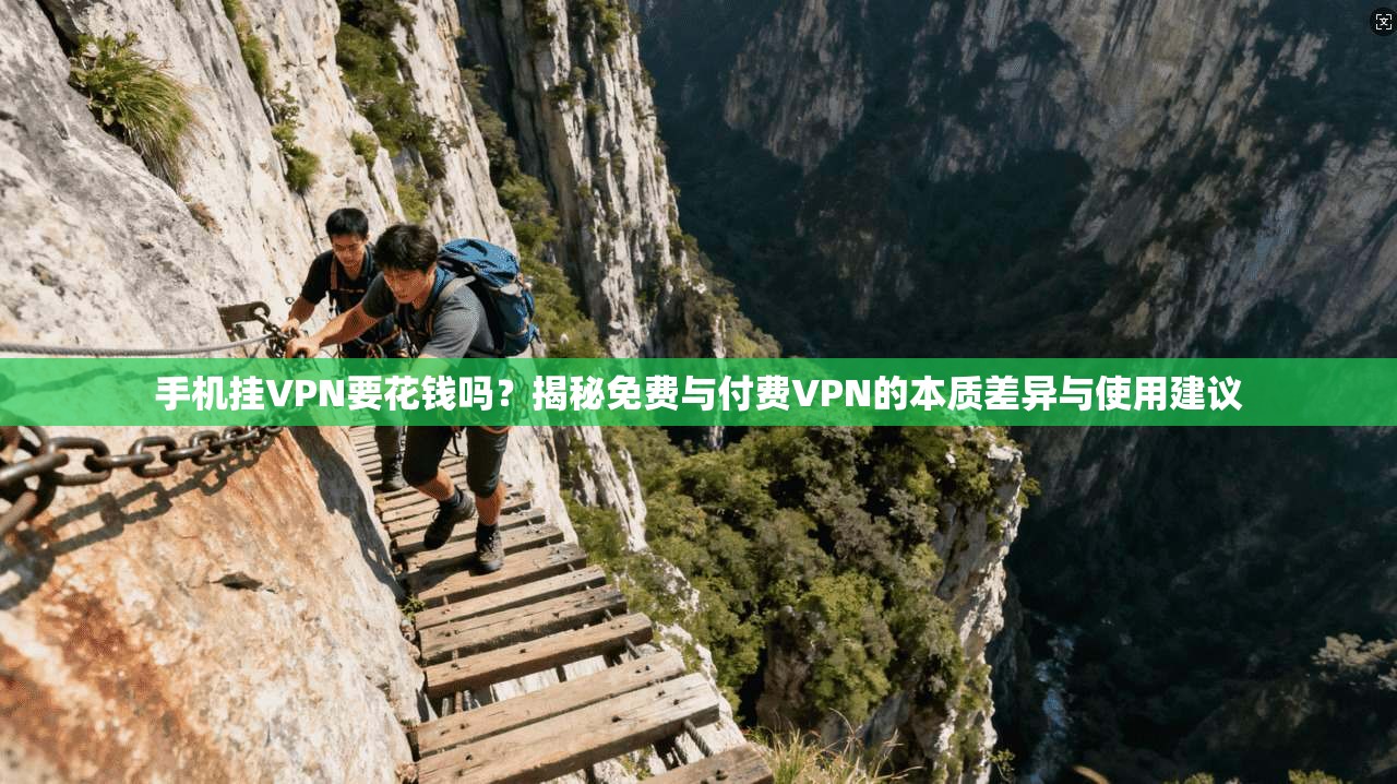 手机挂VPN要花钱吗?揭秘免费与付费VPN的本质差异与使用建议