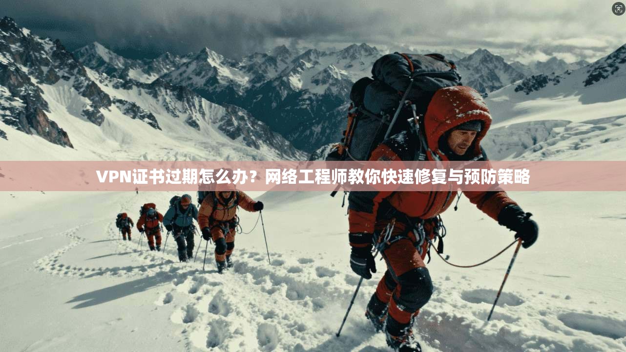 VPN证书过期怎么办？网络工程师教你快速修复与预防策略