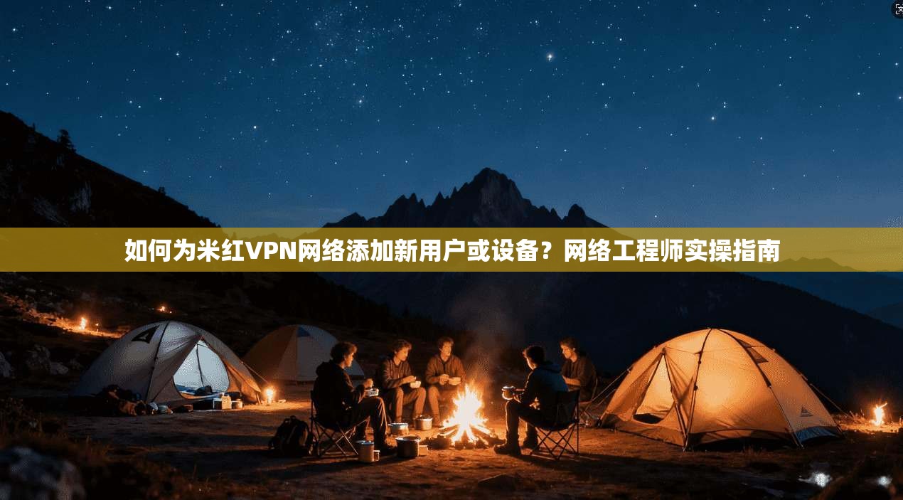 如何为米红VPN网络添加新用户或设备？网络工程师实操指南