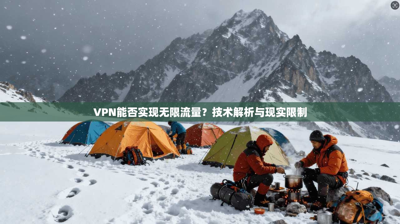 VPN能否实现无限流量?技术解析与现实限制