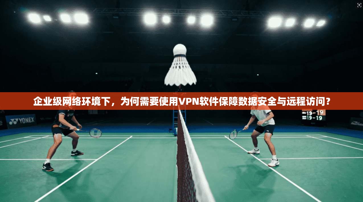 企业级网络环境下,为何需要使用VPN软件保障数据安全与远程访问?
