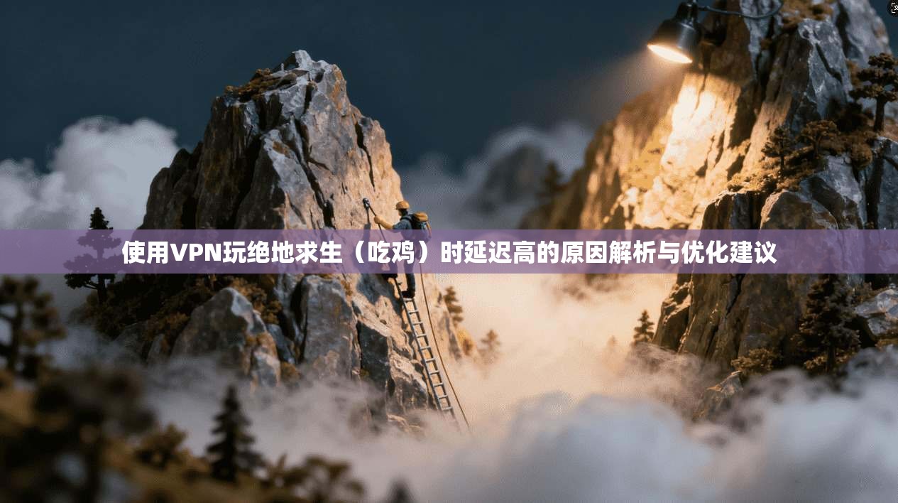 使用VPN玩绝地求生（吃鸡）时延迟高的原因解析与优化建议