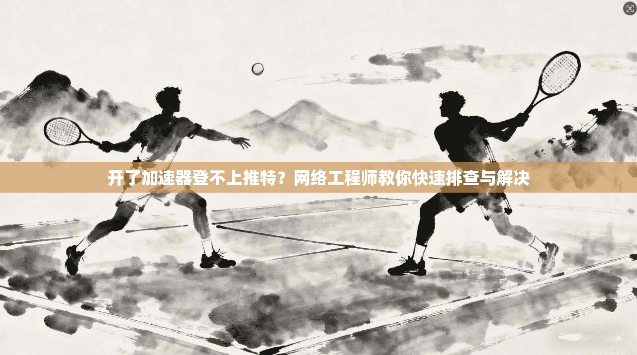 开了加速器登不上推特?网络工程师教你快速排查与解决