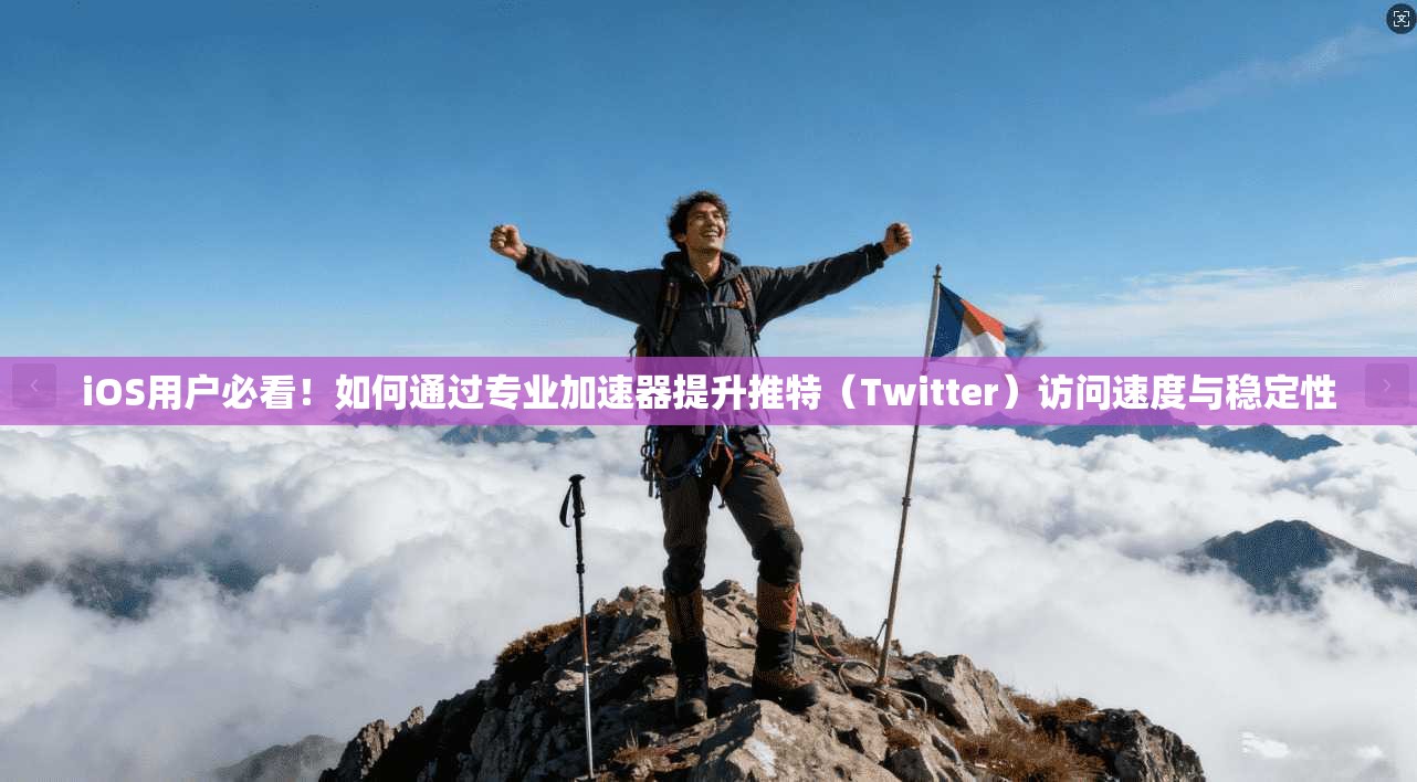 iOS用户必看！如何通过专业加速器提升推特（Twitter）访问速度与稳定性