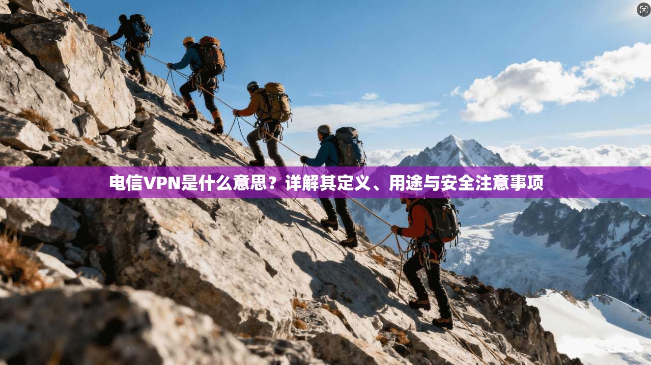电信VPN是什么意思？详解其定义、用途与安全注意事项