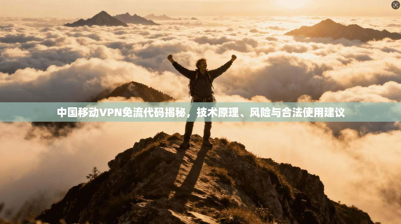 中国移动VPN免流代码揭秘,技术原理、风险与合法使用建议